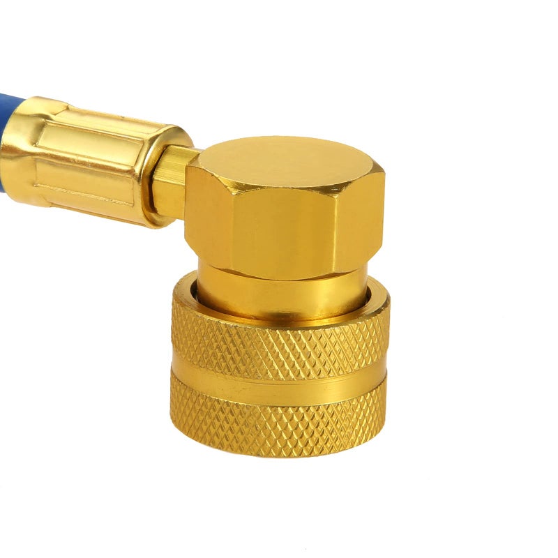 Aupoko R134A AC Refrigerant Charge Hose, 1/2â€ Acme Can Opener Tap Dispensing Piercing Valve, and Recharge Hose with Pressure Gauge, Fits for Car AC Air Conditioning Refrigerant - Image 5